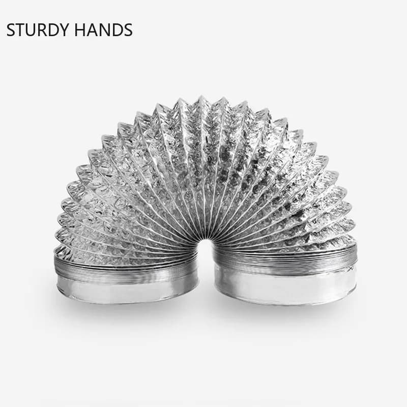 Aluminium Flexible Soffit Vent Hose | Fireproof Exhaust Ducting | Universal HVAC Pipe - Thumbnail 6