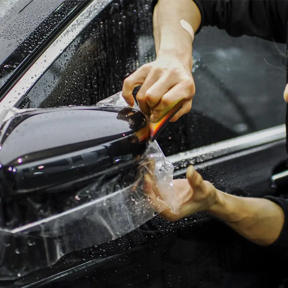 Soft Rubber Window Squeegee | PPF Car Vinyl Wrap Tool | Glass Cleaning - Thumbnail 3