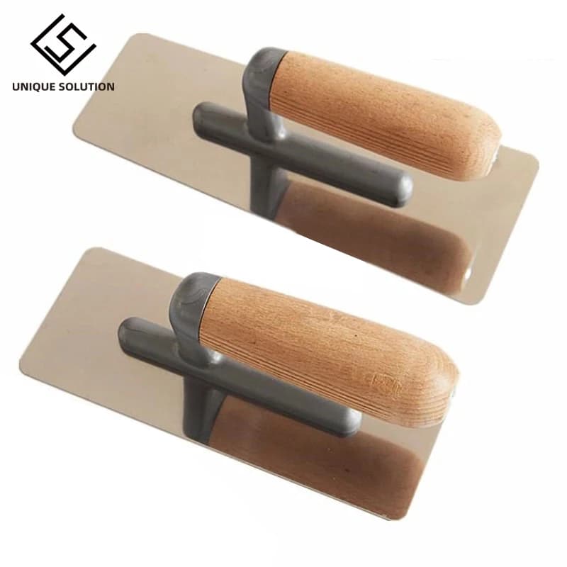 Mortar Board Stand | Stainless Steel & Wood | Plastering Holder Tool - Thumbnail 2