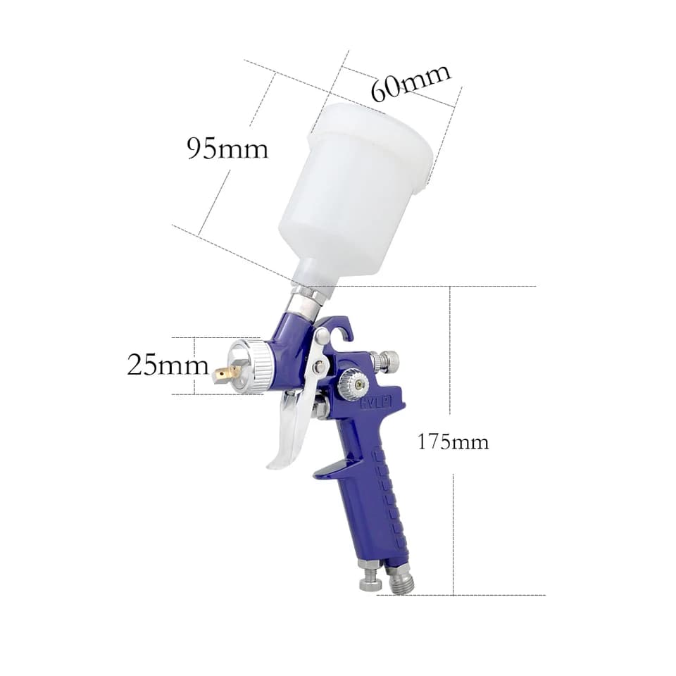 HVLP Paint Sprayer | 0.8/1.0mm Nozzles | Car Painting Tool - Thumbnail 5
