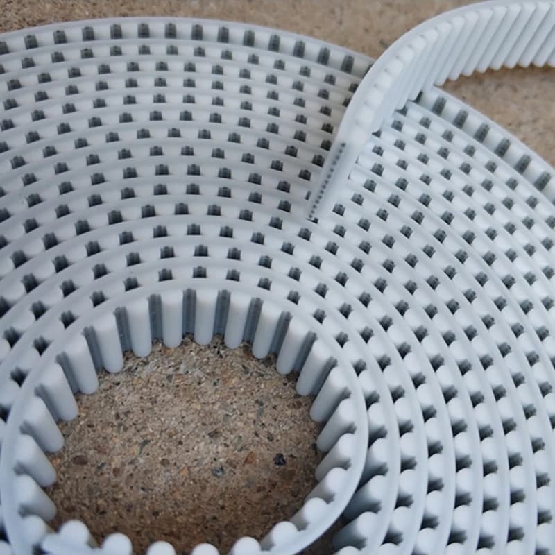 HTD8M Timing Belt 20m x 10mm | White PU Steel Core | Open Ended Pitch 8mm - Thumbnail 2