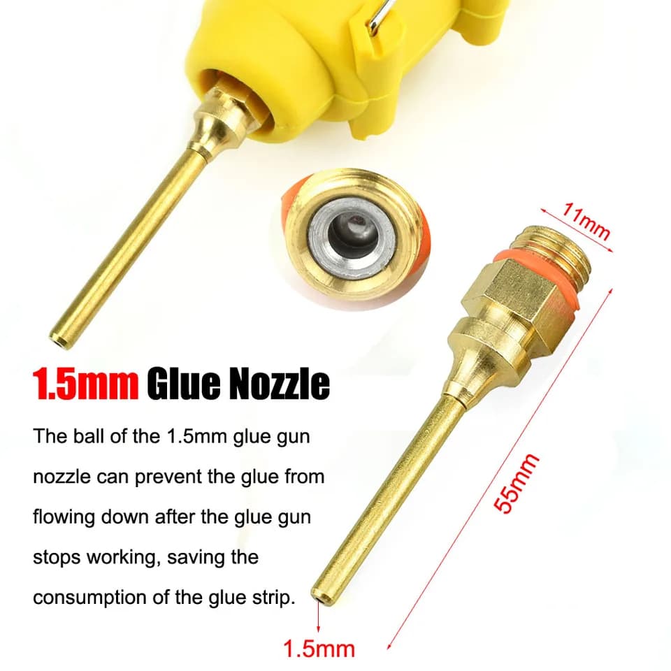 NEWACALOX 300W Glue Gun | Temp Regulating, 11mm Sticks | Industrial/DIY Use - Thumbnail 5