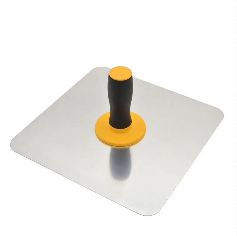 Aluminium Mortar Board Stand: single plastering trowel on a plain white background.