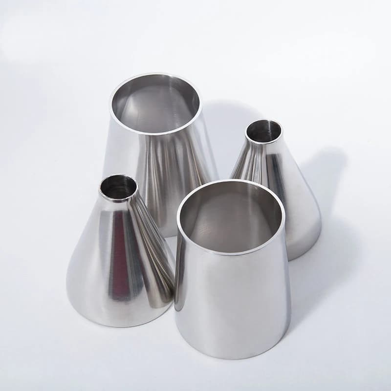 Stainless Steel Concentric Reducer | Sanitary Weld Pipe Fitting for Homebrew & Exhaust Systems - Image 1