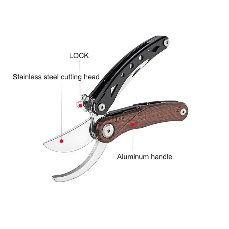 Garden Secateurs | Multi-functional Pruning Shear | Tree & Orchard Trimmers - Thumbnail 5