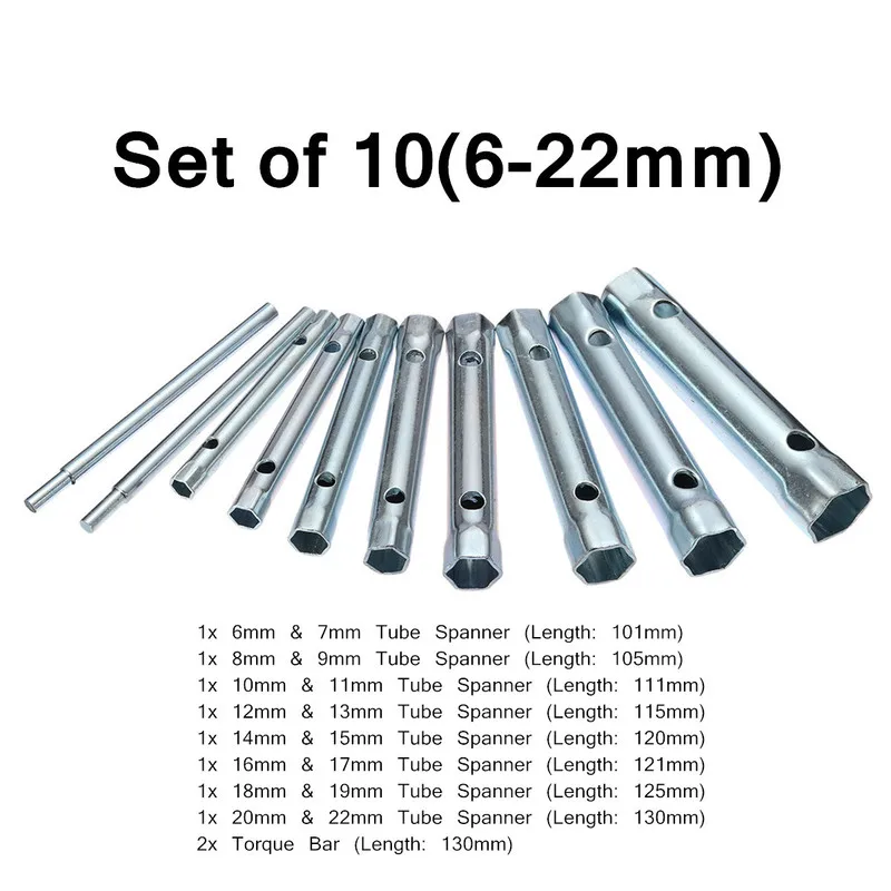 Plug Torque Wrench | 10pc Metric Tubular Box Set | Automotive Repair - Thumbnail 5