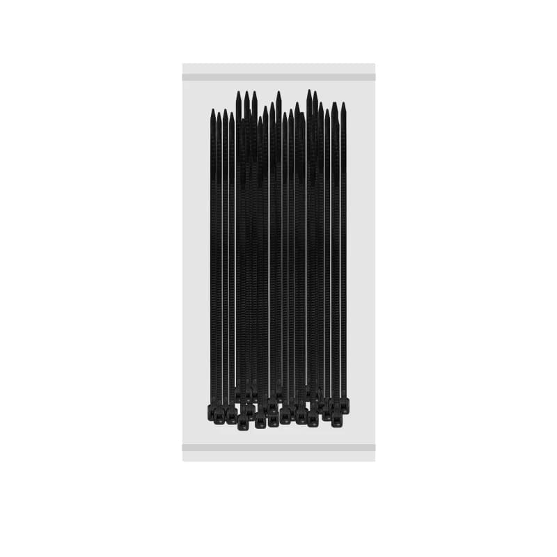 Black Nylon Material Cable Ties | Multi-functional Wire Management | Anti-corrosion Binding - Thumbnail 2