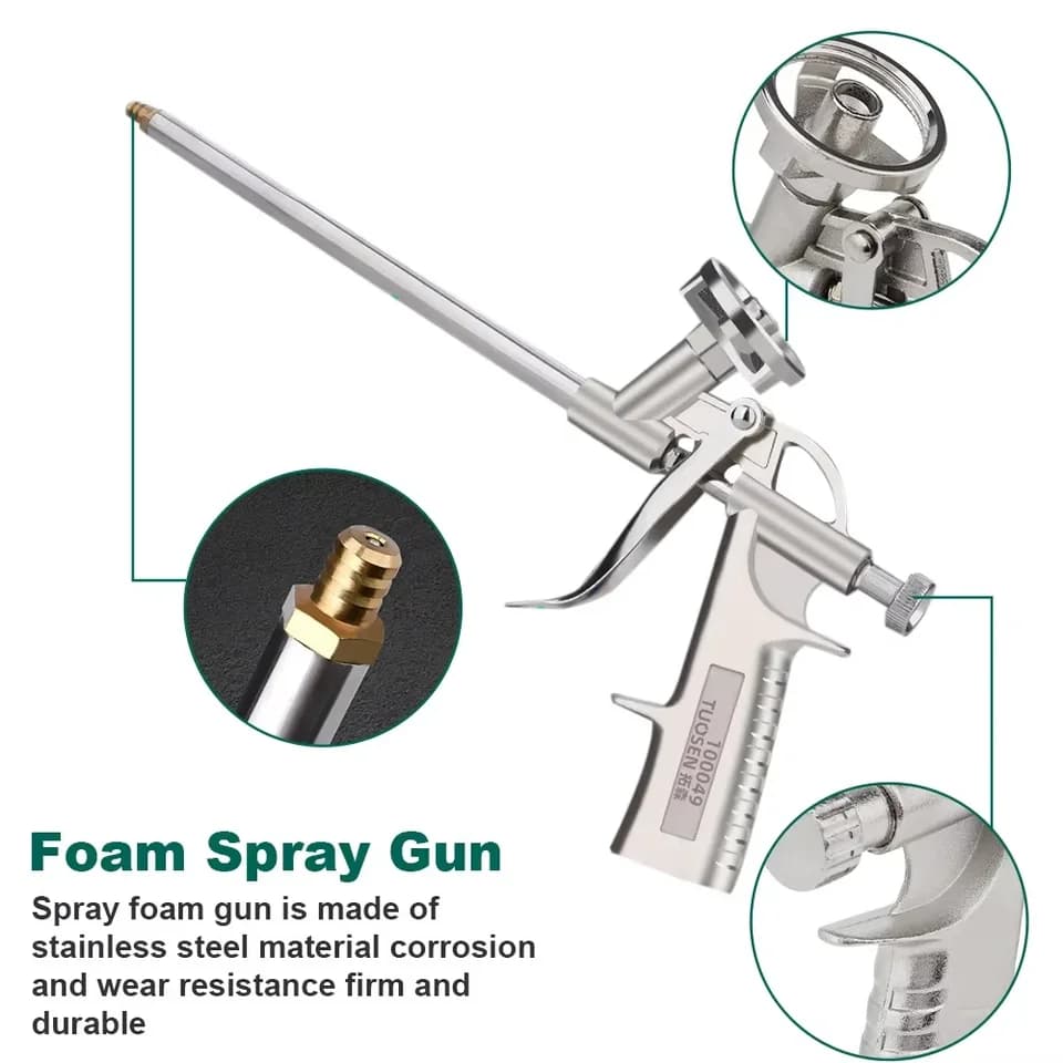Cartridge Gun for Sealant | All-Metal PU Foam Applicator | Trade & DIY - Thumbnail 3