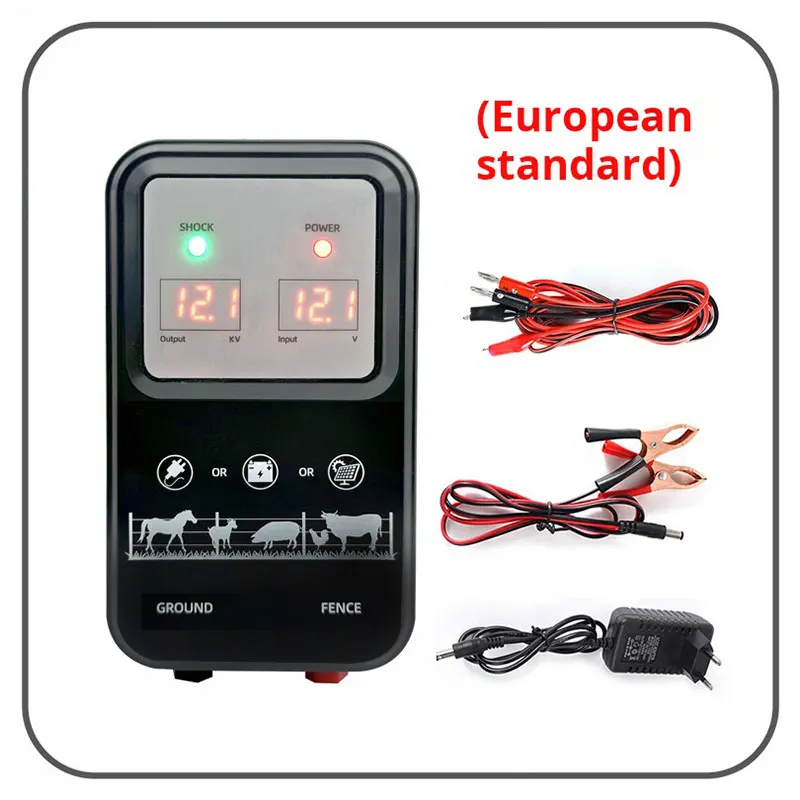 Electric Fence Energizer | LCD Display | Livestock & Horse Controller - Thumbnail 4