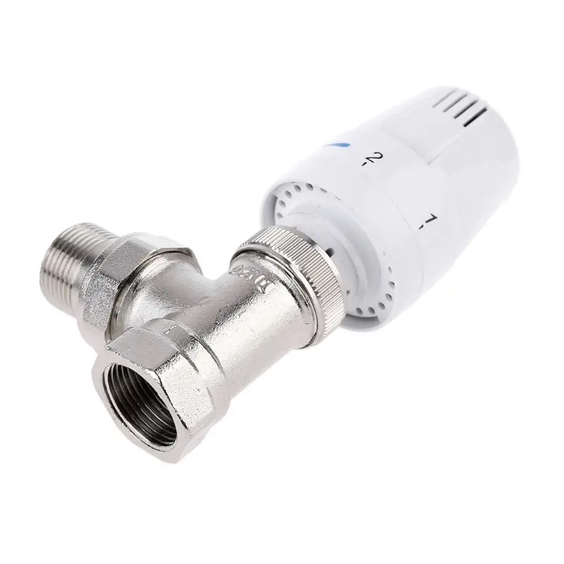 Thermostatic Radiator Valve | Angle Body DN15 | Floor Heating Control - Thumbnail 2