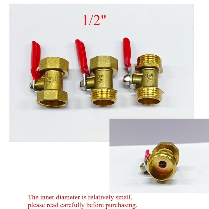 Brass Ball Valve Assortment | F/M Threaded Connectors | Industrial Pipe Fittings - Thumbnail 4