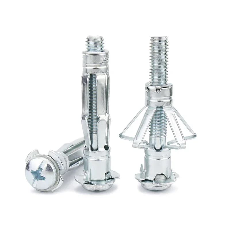 M4 M5 M6 Plasterboard Fixings | Hollow Wall Anchors | Ceiling Expansion Screws - Thumbnail 3