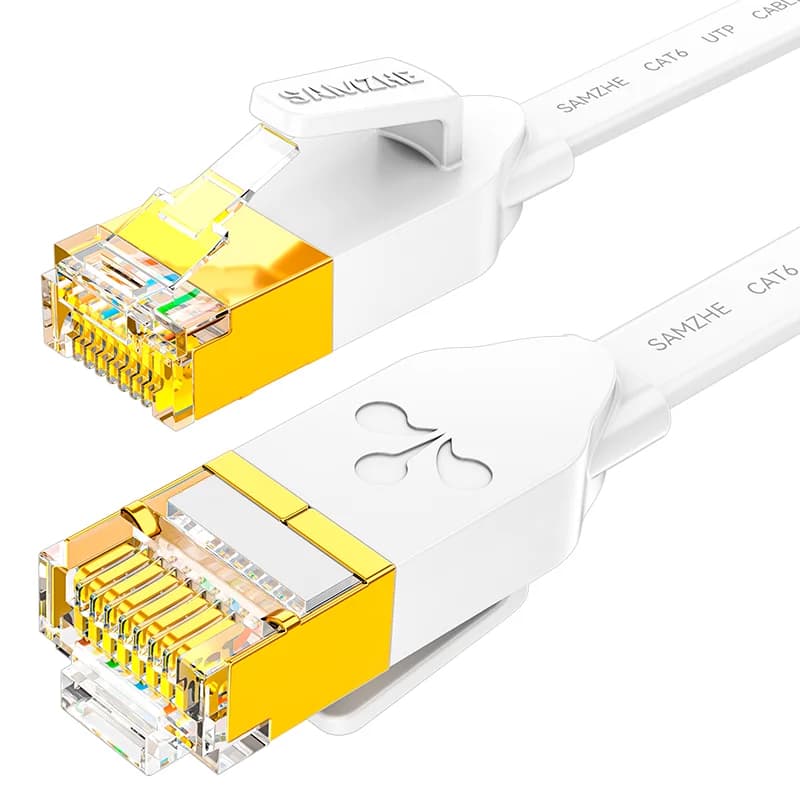 Cat 7 Ethernet Cable | 10Gbps 600MHz STP Patch Cord | Router & Laptop - Thumbnail 2