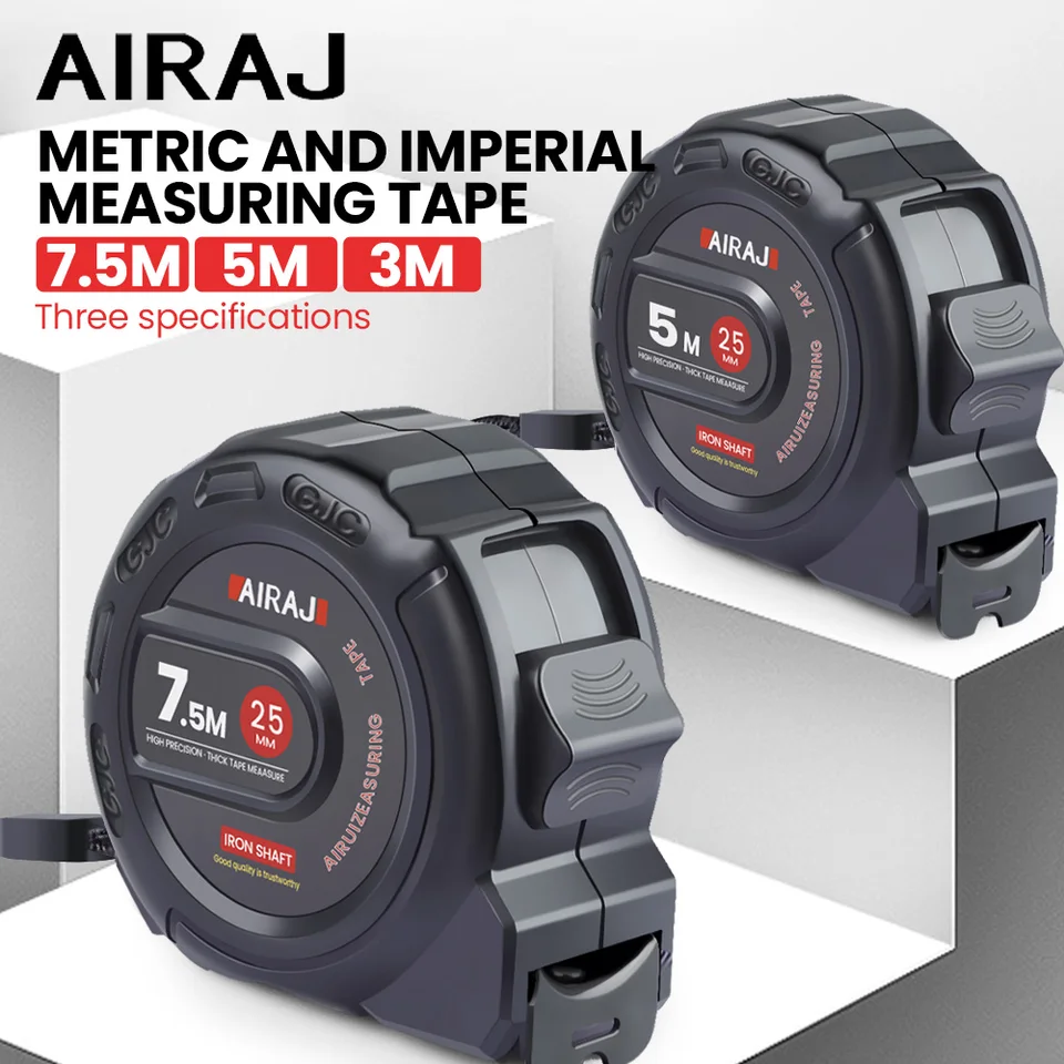 3/5/7.5m Tape Measure | High Precision & Waterproof | Woodworking & Industrial - Thumbnail 3
