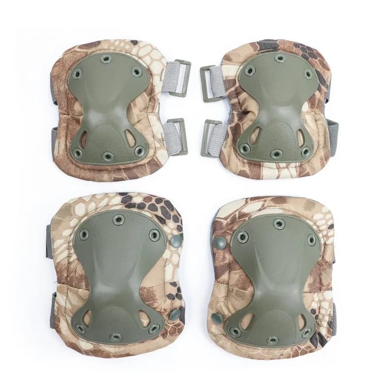 Camo Tactical Knee & Elbow Pads | Heavy Duty Protection | Work & Outdoor Use - Thumbnail 4
