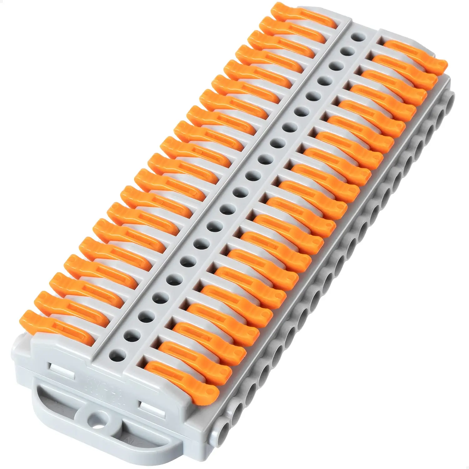 Lever wire nut connectors for DIY electrical connections, handling 24-12 AWG wires and cable terminations from 0.2 to 4.0mm².