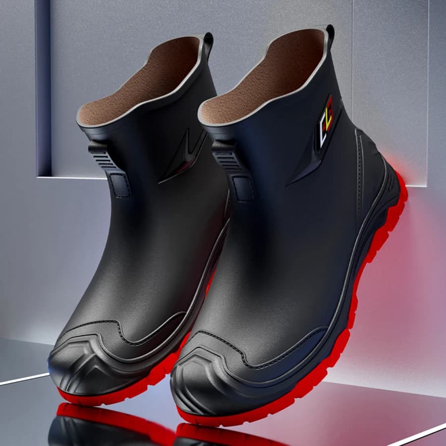 Wellington Safety Boots | Anti-Slip Waterproof | Work & Outdoor Use - Thumbnail 4