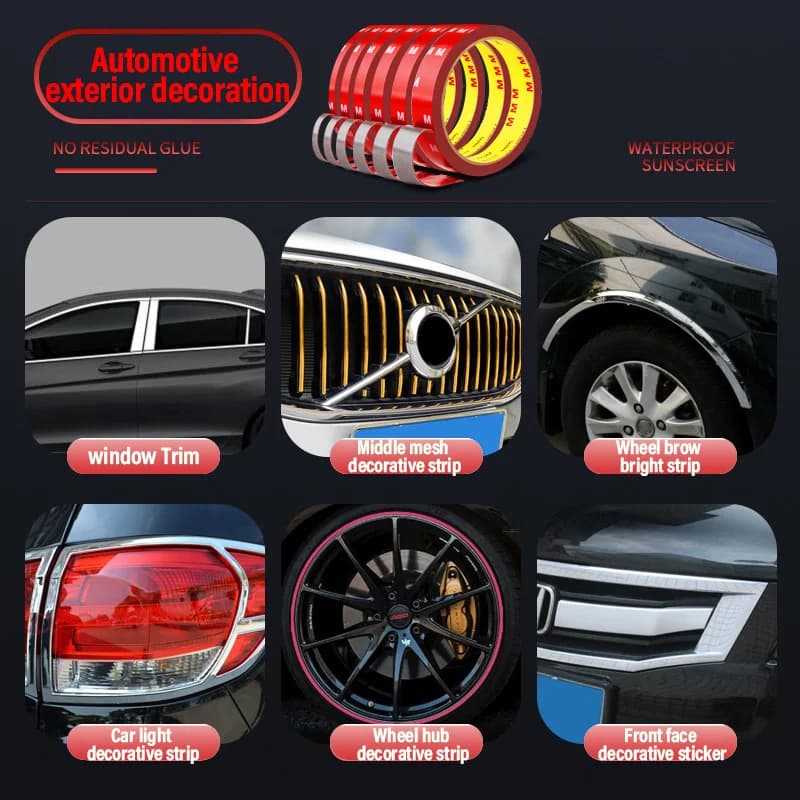 Extra Strong Double-Sided Tape | Waterproof Acrylic Foam | High Temp Fixing Sticky Tape - Thumbnail 4