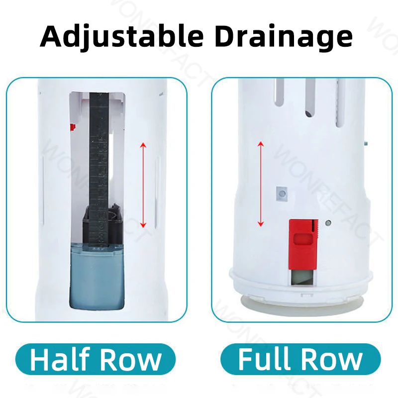 Universal Toilet Flush Valve Kit | Dual Flush & Adjustable Float | Trade Supply - Thumbnail 6