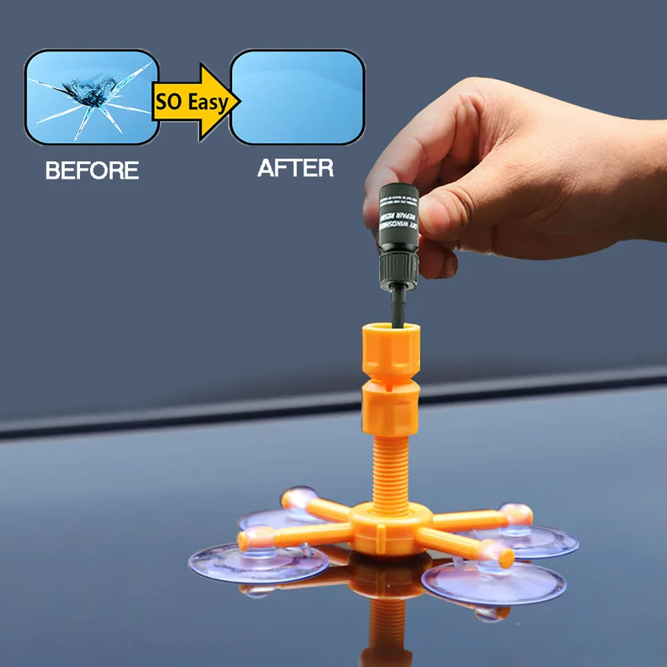 Repair Kit | DIY Cracked Glass Fix | Auto Window Resin Sealer - Thumbnail 5