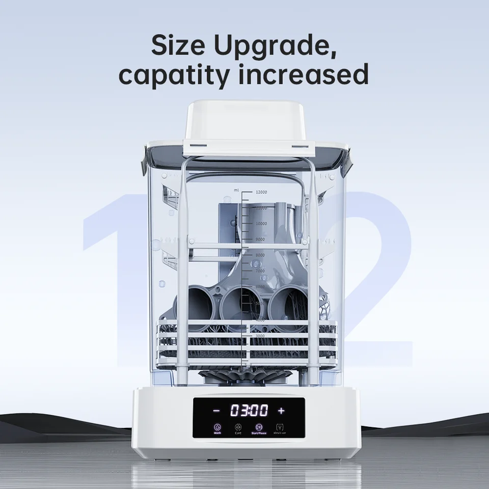 ANYCUBIC Wash & Cure 3 Plus 3d printer | Large Volume Resin Curing & Washing | 228x128x250mm - Thumbnail 2
