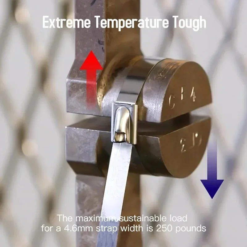 Cavity Wall Ties Stainless Steel | Heavy Duty Self-Locking Fasteners | Industrial Cable Management - Thumbnail 4