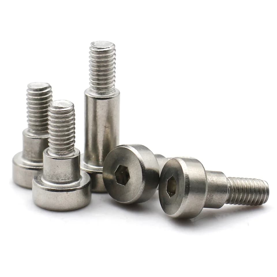 Ground Screw Hex Socket Shoulder Bolt | 304 Stainless Steel | M2-M10 Roller Bearing - Thumbnail 3