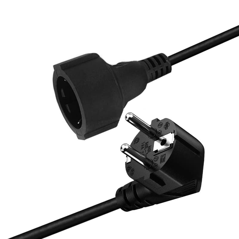 Schuko Extension Lead | CEE7 Mains Power Cable | 1M, 1.5M, 3M, 5M - Thumbnail 5