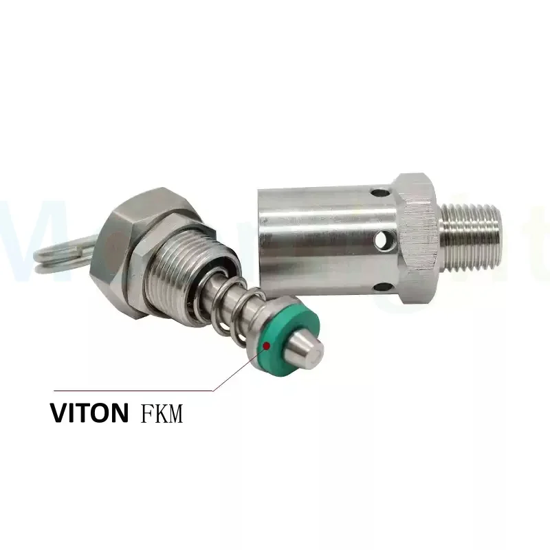 1/4" 1/2" BSP 3/4 Pressure Reducing Valve | 304 SS Safety Relief | Air Compressor - Thumbnail 5