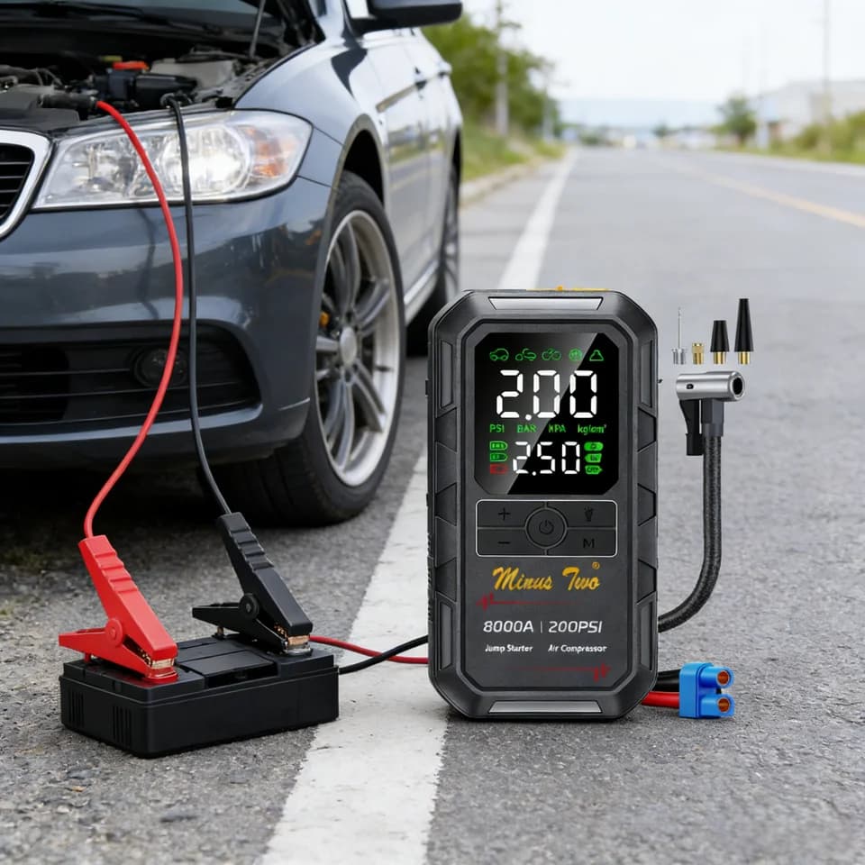Jumper Cables for Car | Wireless Battery Booster | Emergency Power Supply - Thumbnail 5