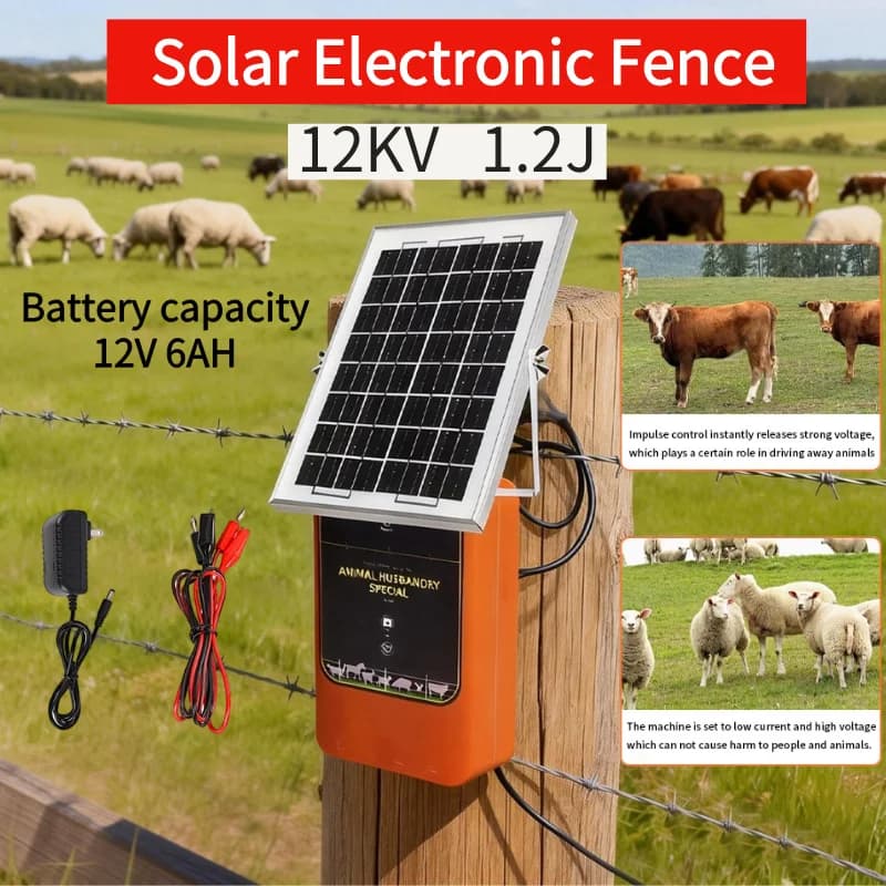 Fence Post Spike Controller | 1.2 Joules 12KV Pulse | 10km Livestock - Thumbnail 3