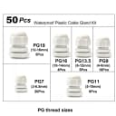 50pcs Plastic PG WH