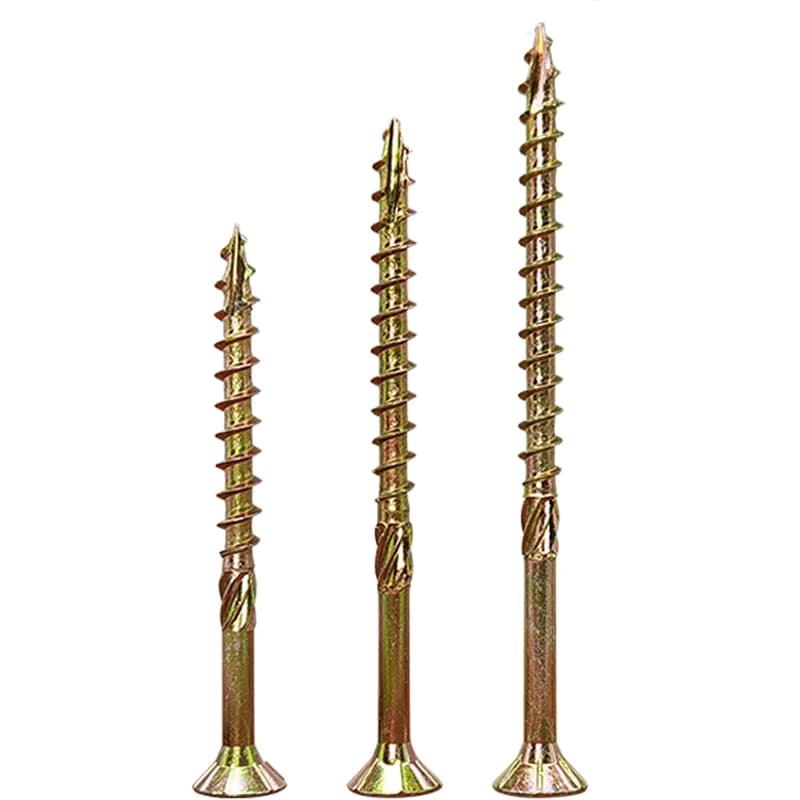 M4-M8 Concrete Screws | Countersunk Head, Knurled | Anti-Cracking Wood Structure - Thumbnail 3