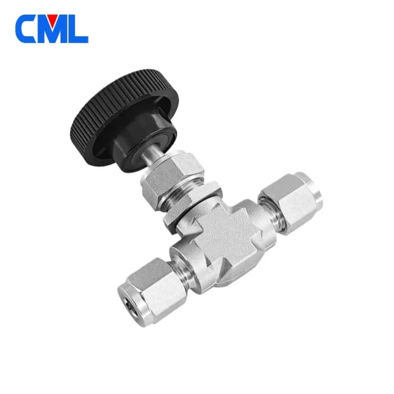 316L Stainless Steel Needle Valve | Double Ferrule Compression | 4-14mm & 1/8-1/2" OD - Thumbnail 7