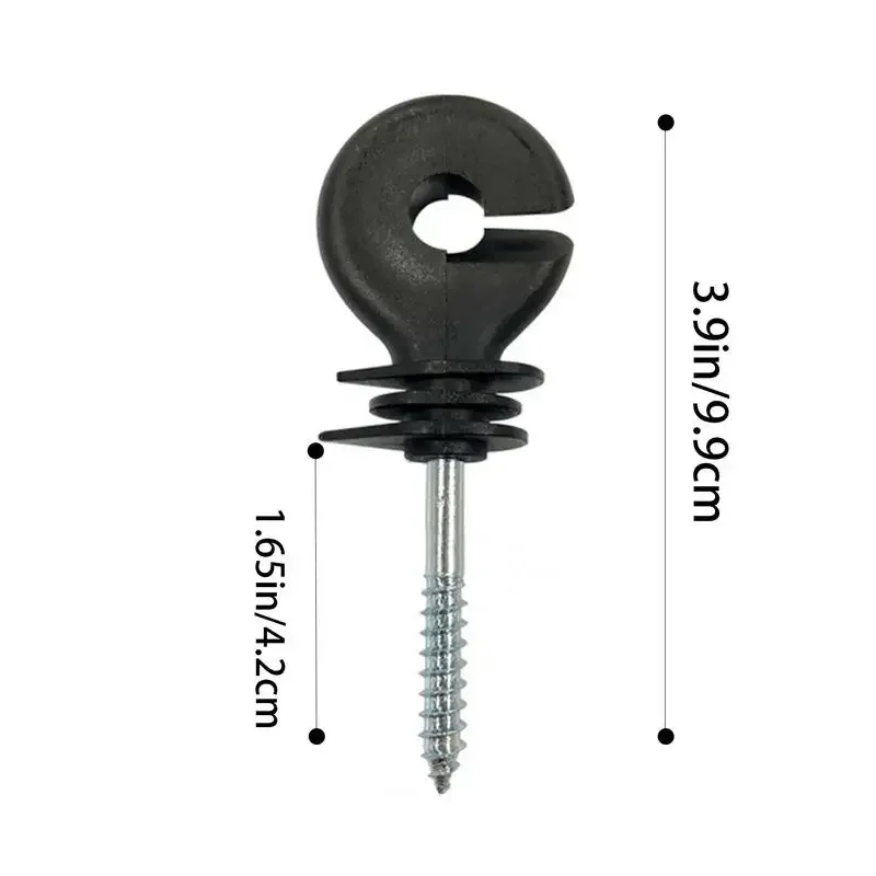 Electric Fence Insulators | Offset Ring Screw-in | Timber Post Tape & Wire - Thumbnail 3