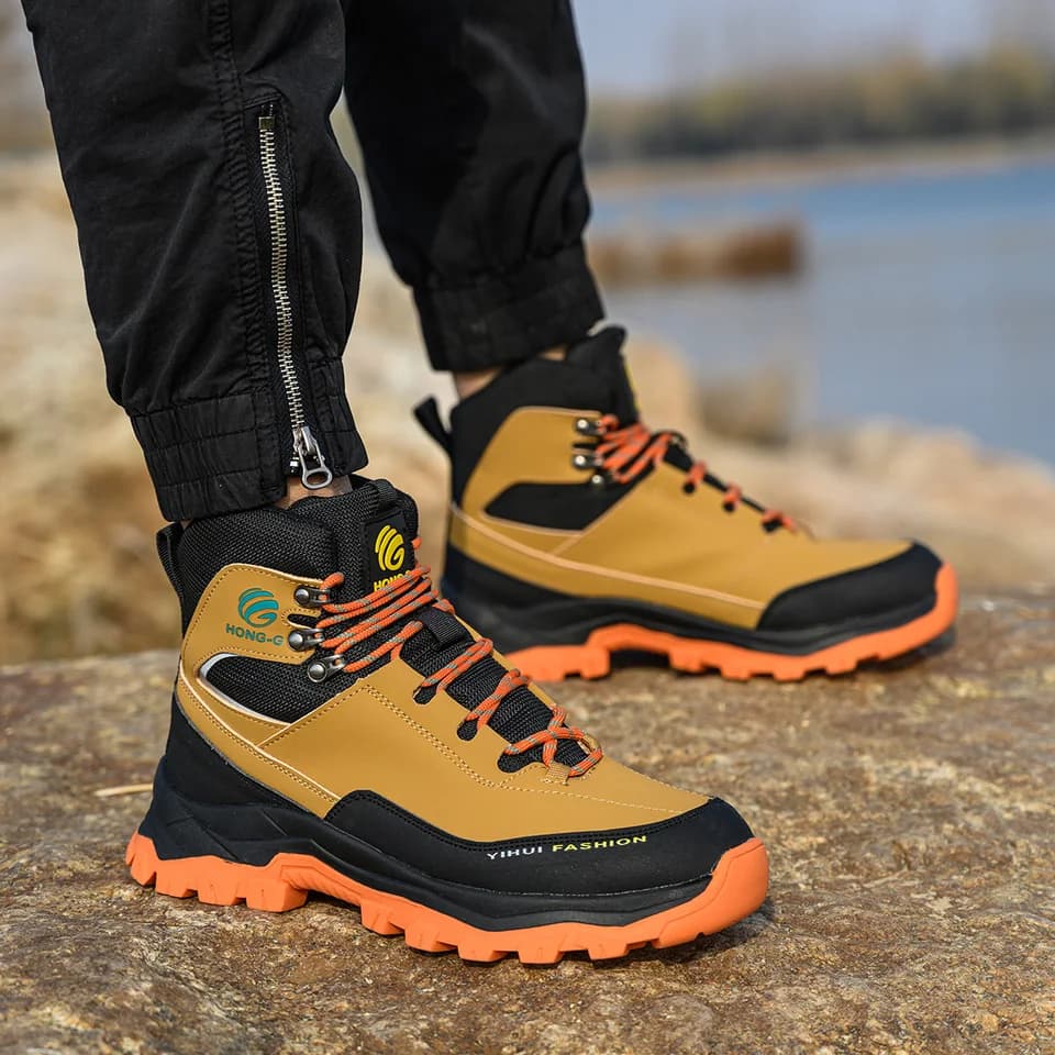 Steel Toe Cap Work Boots | Breathable & Anti-Puncture | Men's Safety Footwear - Thumbnail 7