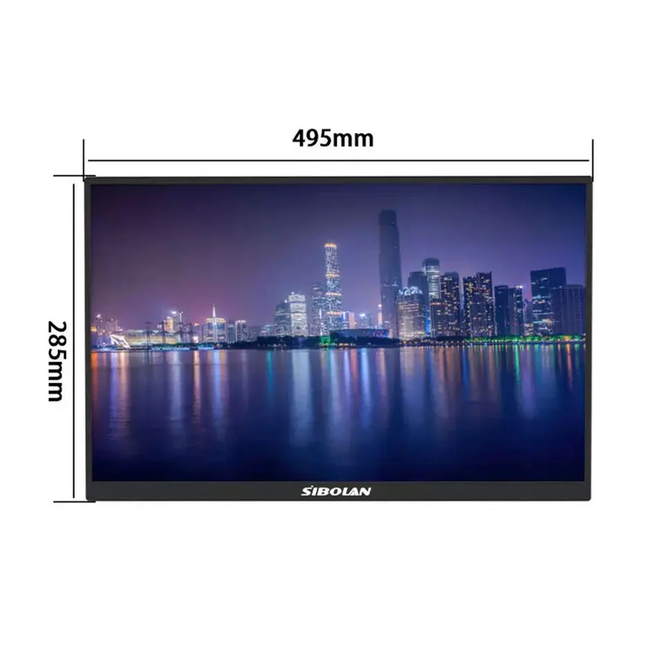 21.5" Portable Monitor | 1080P 100Hz IPS | USB-C HDMI for Wins & Mac - Thumbnail 4