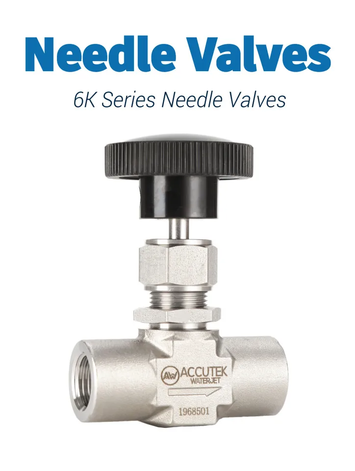 Stainless Steel 316 Needle Valve | 6000Psi Female NPT | Straight Regulating Stem - Thumbnail 4