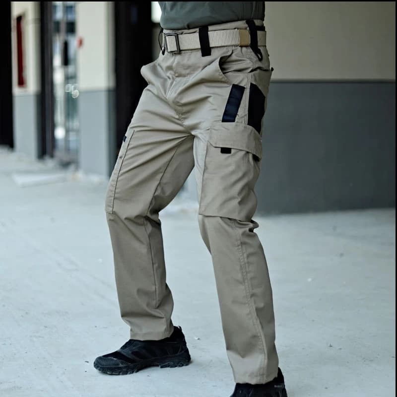 Tactical Work Pants Men | Multi-Pocket Waterproof | Outdoor Cargo Trousers - Thumbnail 5
