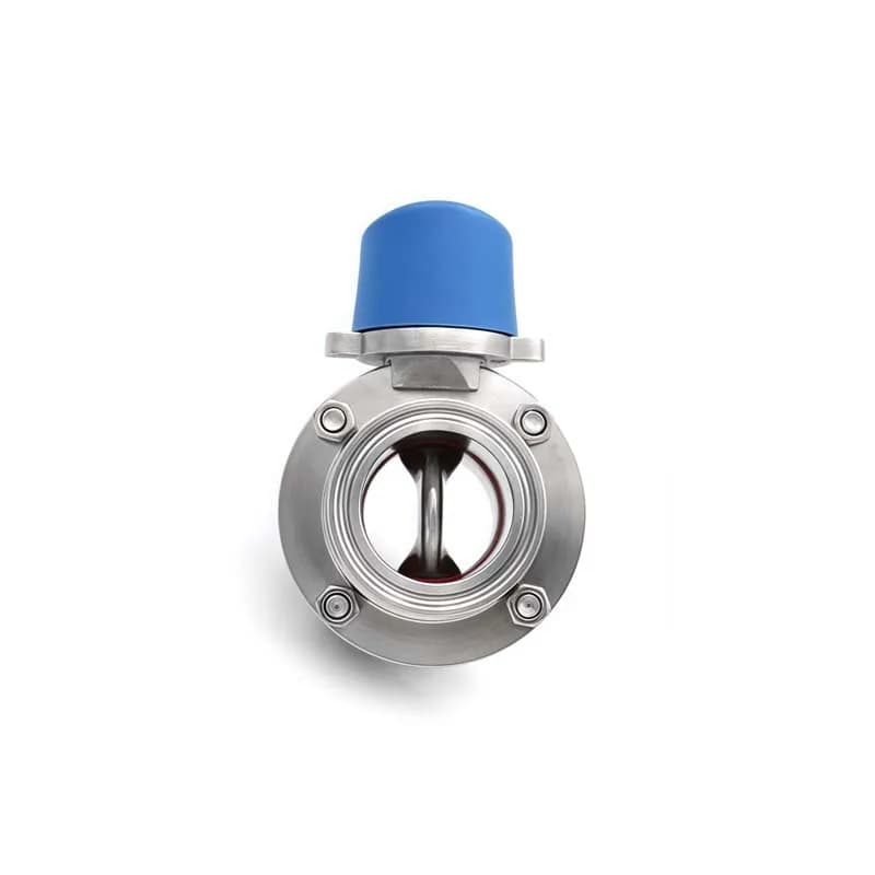 3/4" Lockshield Valve | SS304 Tri-Clamp Butterfly | Flow Control for Brewing - Thumbnail 6