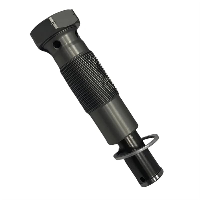 Mercedes Benz timing belt tensioner and chain top tensioner screw, part number A6510500800, for engine timing systems.