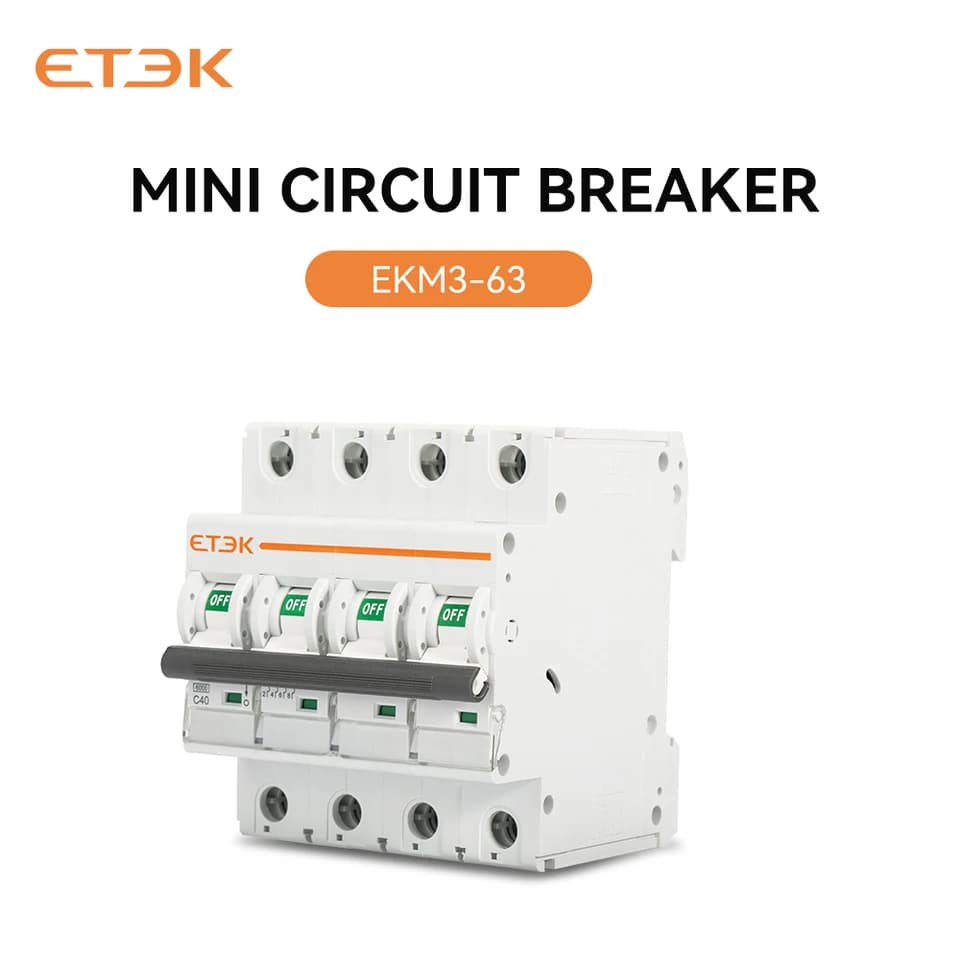Miniature Circuit Breaker AC MCB | C Curve 35mm DIN Rail | 1-4P 6-63A 230V - Thumbnail 6