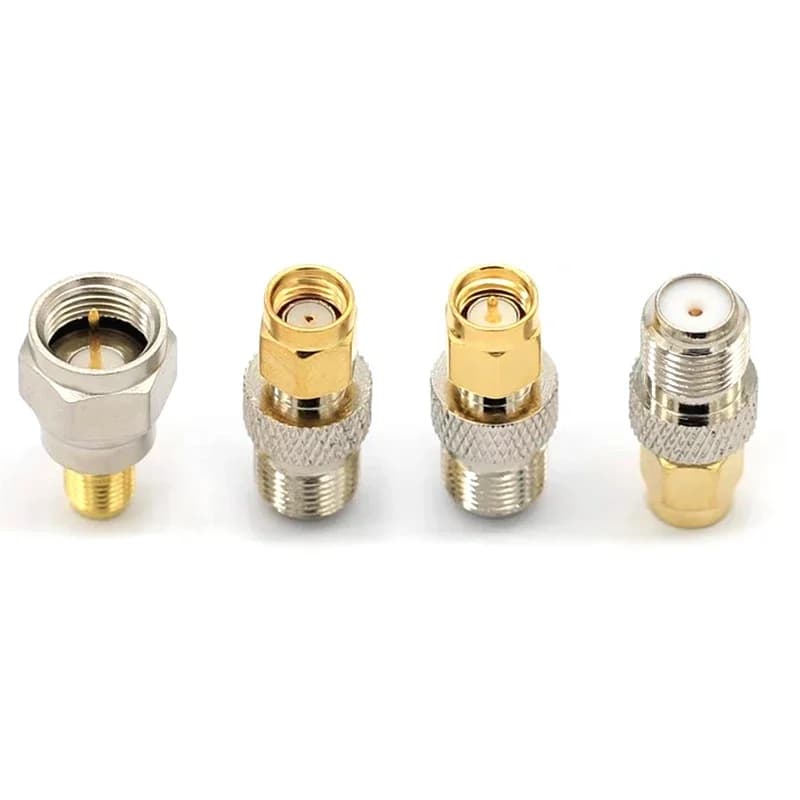Plug Socket & Adapter Kit | 5-Piece Coax Set | SMA to F Connectors - Thumbnail 2