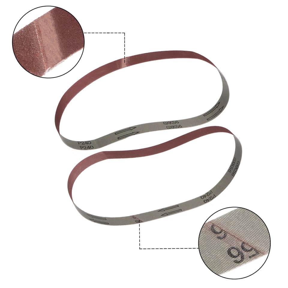 Sanding Belts | 1" x 30" Assorted Grit | For Belt Sanders - Thumbnail 3