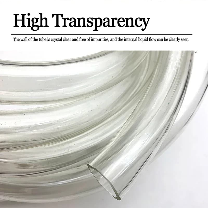 Washing Machine Hose | Clear PVC Tubing | 2-32mm ID Drain Pipe - Thumbnail 4