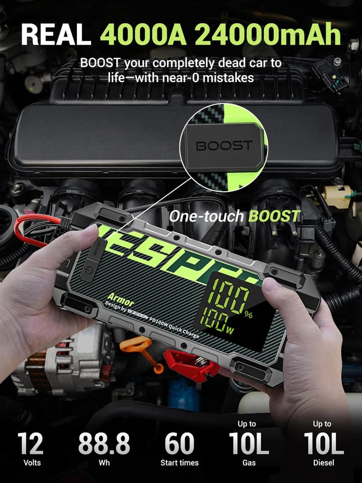 Premium Portable Power Bank | 12V | 24000mAh - Thumbnail 3