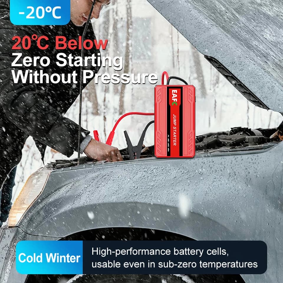 Jump Starter Power Bank 600A | Portable 12V Auto Starting Device | For Petrol Vehicles - Thumbnail 6