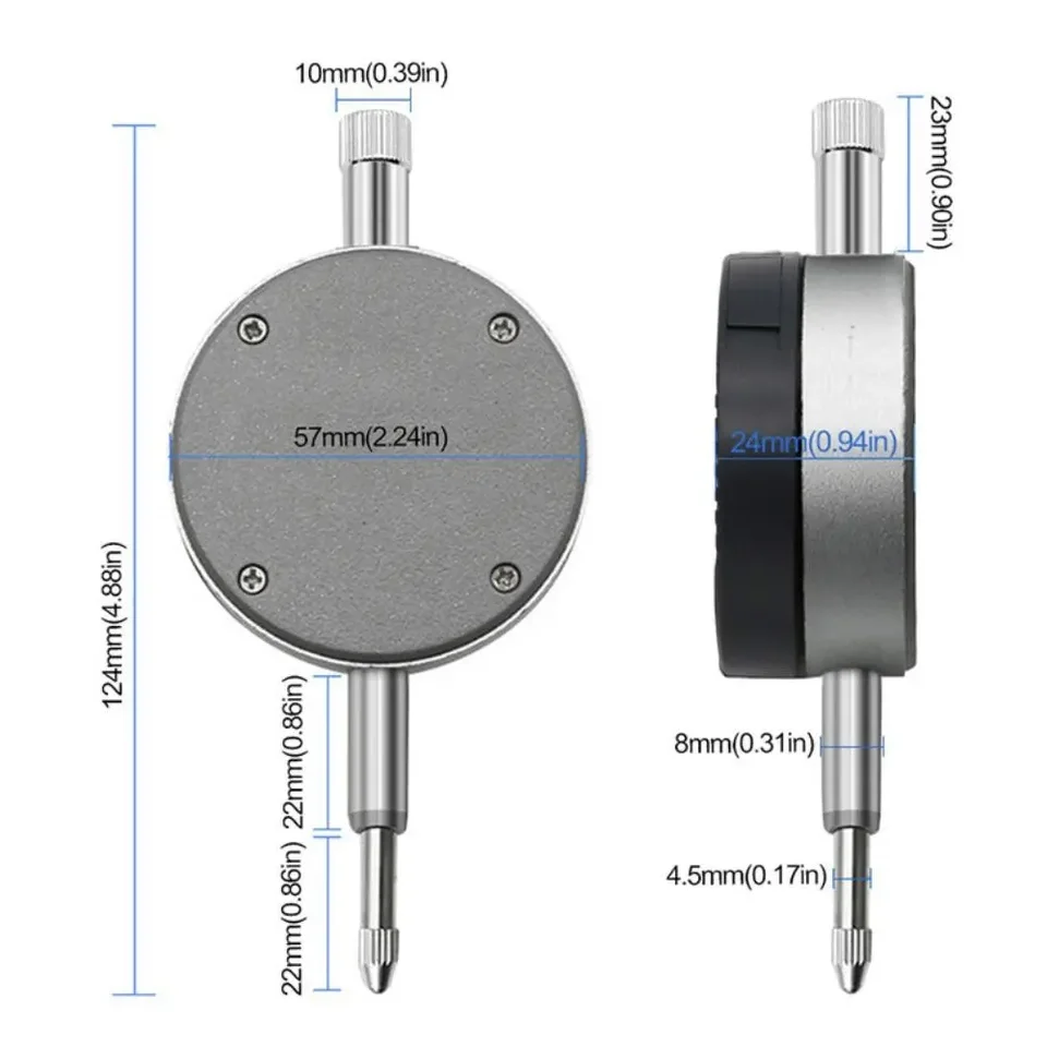 Dial Test Indicator | 0.001mm Resolution | Waterproof Digital Gauge - Thumbnail 4