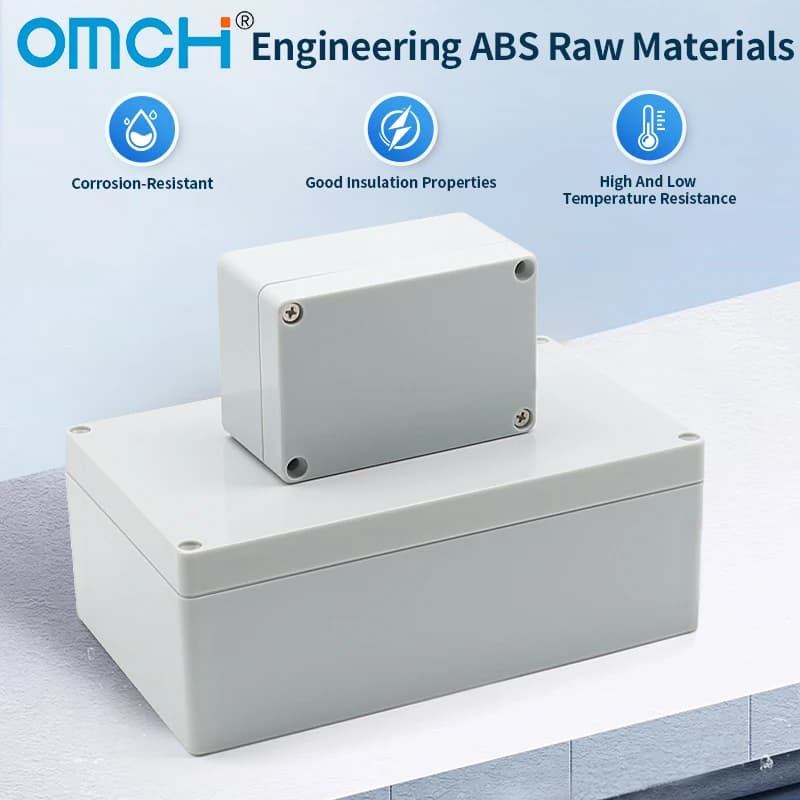 F Series IP66 ABS Junction Box | Outdoor Waterproof Enclosure | Screw Cable Glands - Thumbnail 2