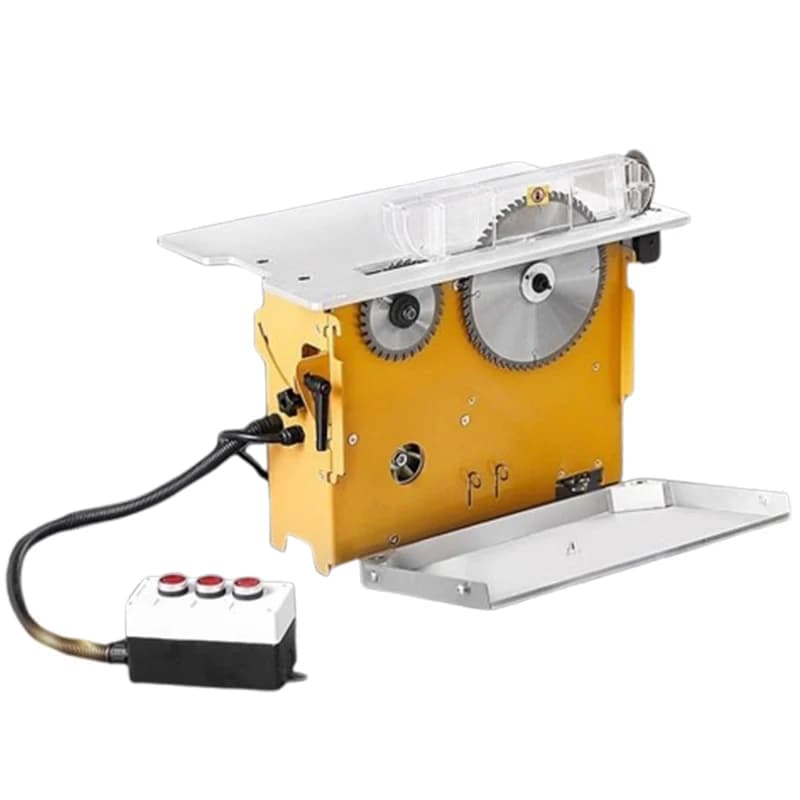Table Saw for Wood & Metal | Precision Circular Blade | Heavy-Duty Workbench Power Tool